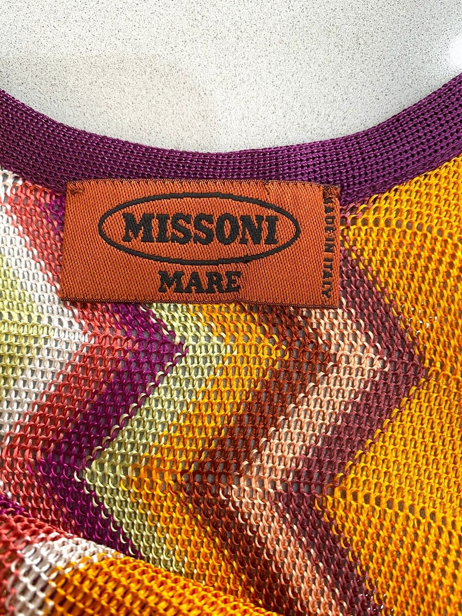 MISSONI マレ ノースリーブチュニックビーチウェア MISSONI マレ ノースリーブチュニックビーチウェア