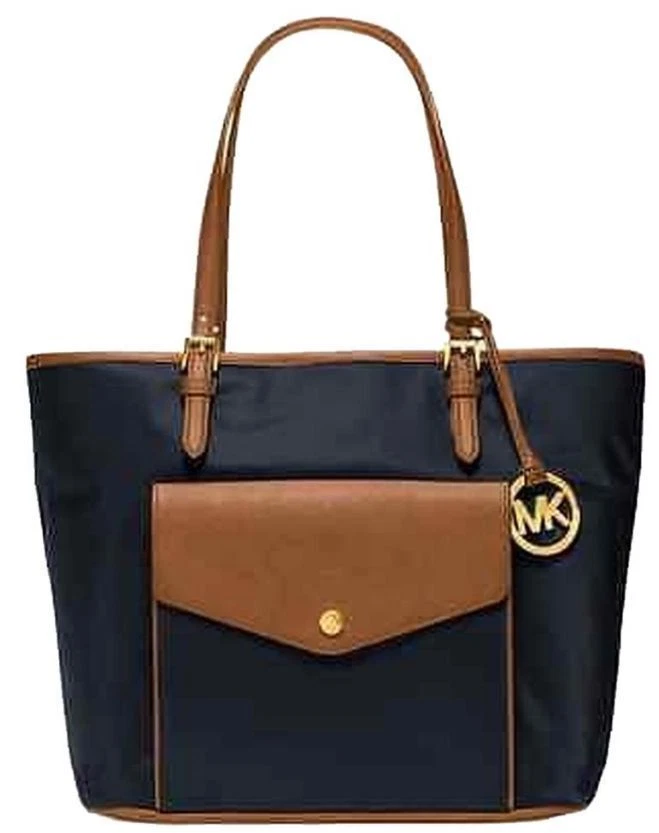 MK black top and brown purse