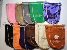 Mixed Lot of 11 Crown Royal Bags 750ml & 1L Variety Pack of Different Colors