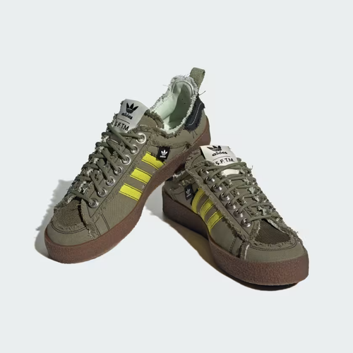 Scarpe da ginnastica Adidas Campus anni 80 SFTM Focus Olive tutte le taglie stock limitato - Foto 2 di 8