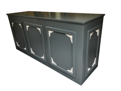 Shabby Chic Salon Reception Desk Beauty Counter Shabby Chic Salon Reception Desk, Shabby Chic Salon Reception Desk