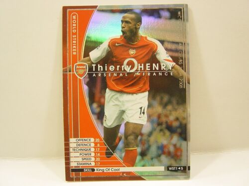 Panini WCCF 2004-05 WST Thierry Henry 1977 Francia n. 14 attaccante mondiale dell'Arsenal FC - Foto 1 di 6