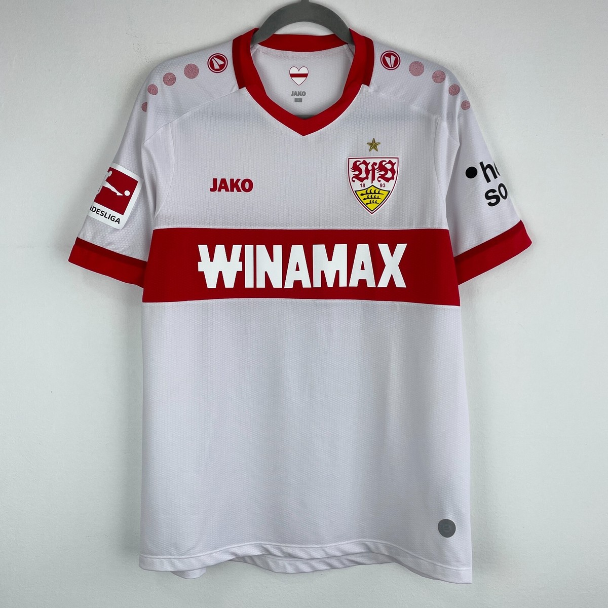 VfB Stuttgart 2024/2025 Jako Home Football Shirt Soccer