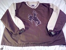 58 SPORTS NCAA Vintage Mens XL University Of Wyoming Cowboys Windbreaker Jacket 