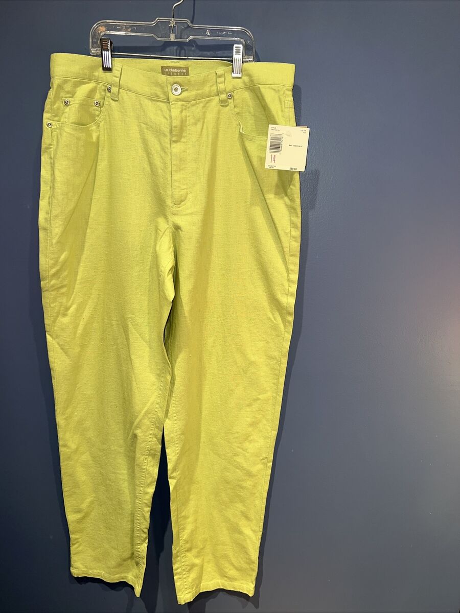 Vintage Linen Dress Pants by Liz Claiborne size 14, NWT, 32 Vintage Linen Dress Pants by Liz Claiborne size 14, NWT, 32