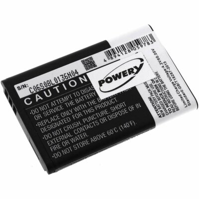 Akku für Doro Typ RCB215 3,7V 1200mAh/4,4Wh Li-Ion Schwarz