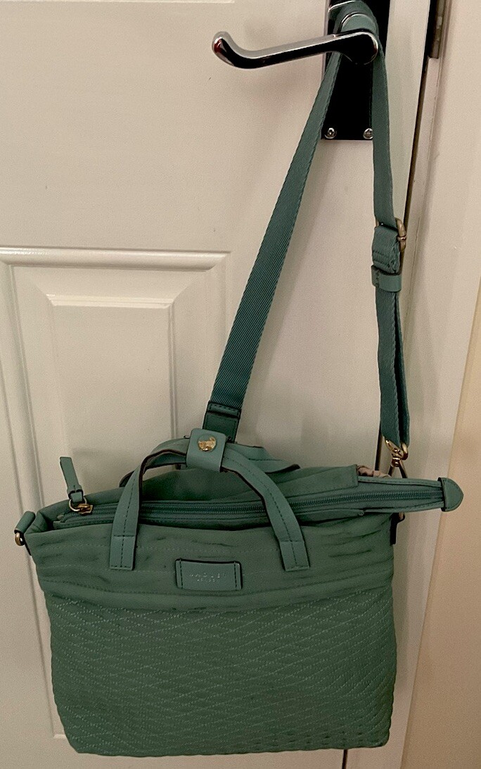 Radley Penton Mews Green Diamond Quilted Fabric Multi Way Backpack eBay