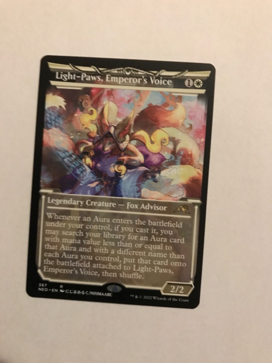 マジック：ザ・ギャザリング MTG Light-Paws, Emperor's Voice Signed LightPawsEmperorsVoice367__670