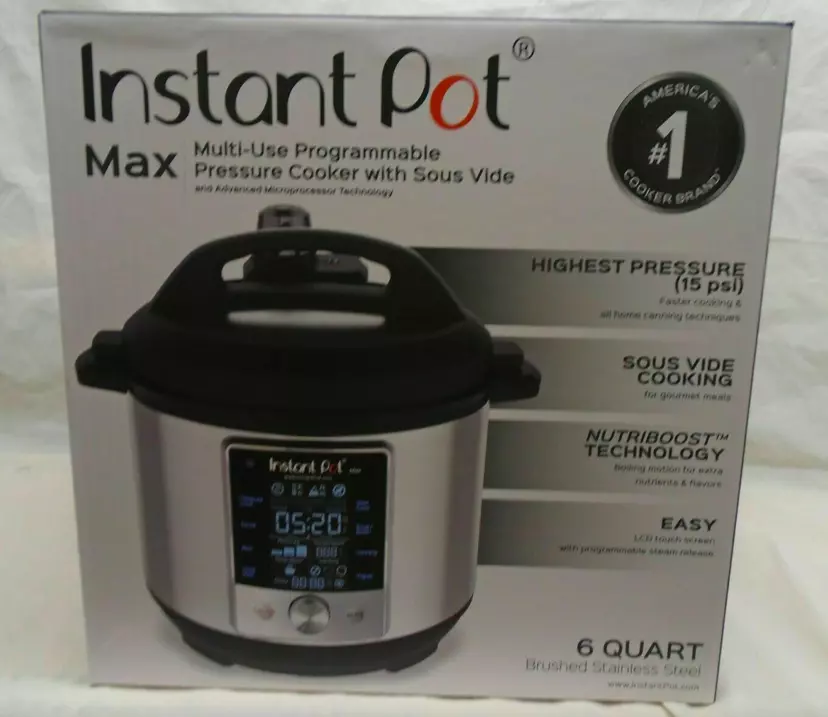 Original New Instant Pot Pressure Cooker Max. 6Qt was $199,99