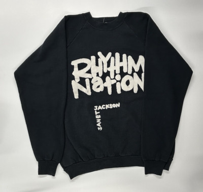 Janet Jackson Sweatshirt Rhythm Nation Original Rhythm Nation Tour Um 1990