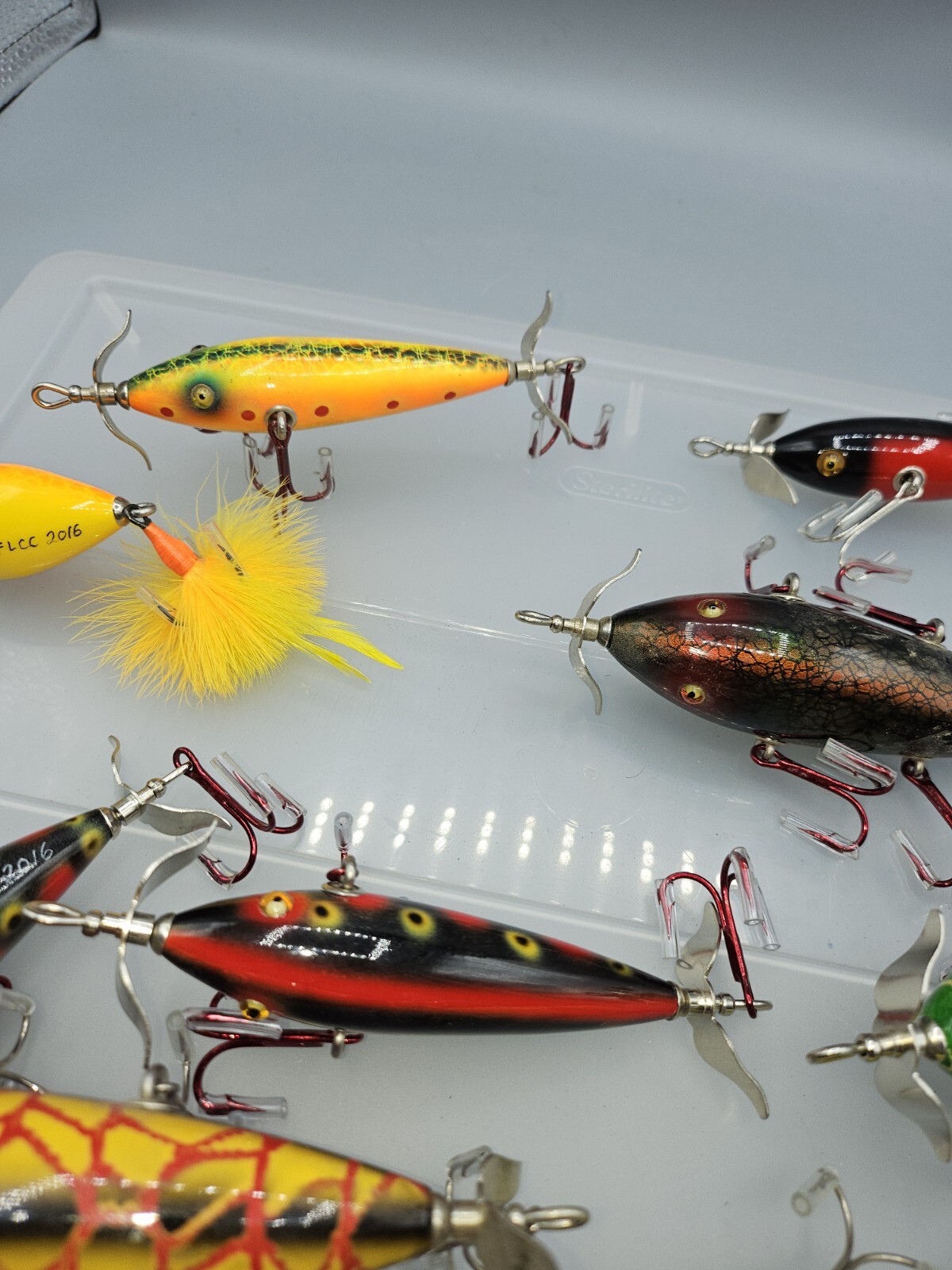 Huge Lot Of 9 Rusty Jessee Killer Baits Lure Lures Glasseye 5 Point