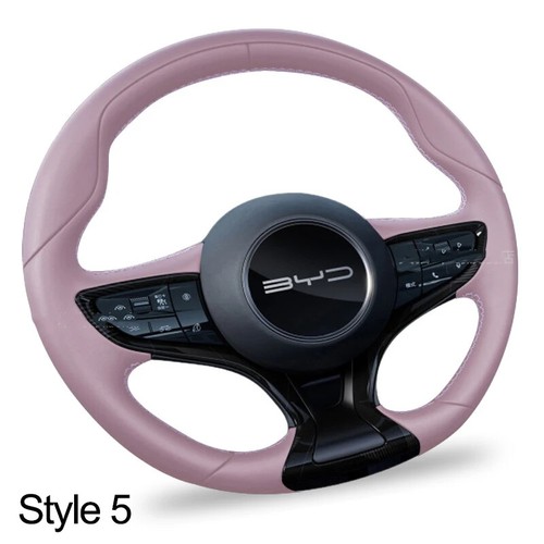Hand Sewing Stitching Car Steering Wheel Cover for BYD Seal Nappa Leather Auto - Bild 8 von 10
