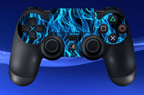 X PS4 Playstation Azul llamas almohadilla control | eBay