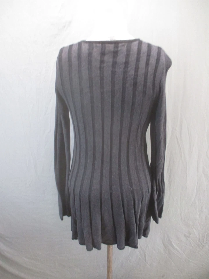 Nuevo con etiquetas Vestido Studio M Talla L Para Mujer Negro Mezcla de Algodón Elástico Manga Larga Tejido 418 Foto 4 de 4