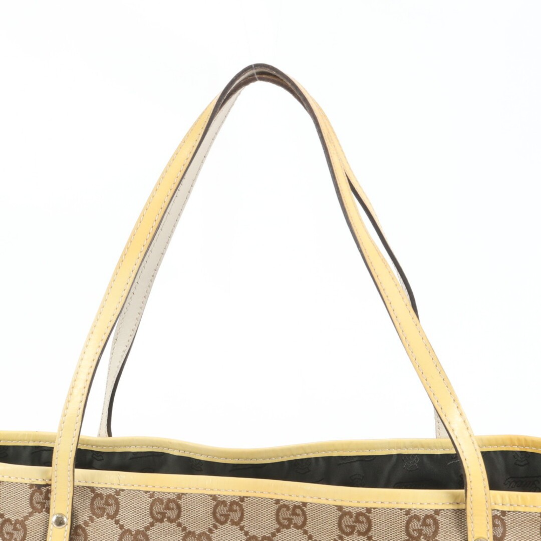 Gucci GG Canvas Sherry Line Leather Tote Bag Used, 32x25cm, 48cm Strap thumbnail 2
