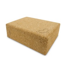 Yoga Blocks - Studio Grade and Non-Slip Natural Cork or Foam Block for Workouts