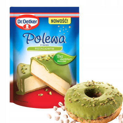 Dr. Oetker PISTACHIO Glaze/Icing -Ready to serve -1 pack -FREE SHIPPING
