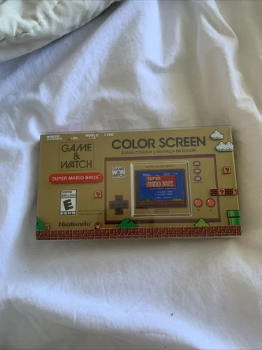 Super Mario Bros Nintendo Game And Watch Color Screen Sealed 35th Anniversary