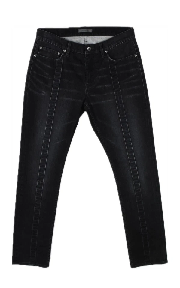 Pantalones John Varvatos Hombre Terciopelo Negro 5 Bolsillos 31 X 32 Nuevos Foto 3 de 4