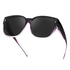 Myiaur Polarized Fit Over Sunglasses  Trendy Square Lightweight Frame For Al...