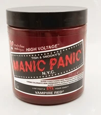 MANIC PANIC Vampire Red 8oz Semi Permanent Hair Dye Vegan Ammonia & Cruelty-Free
