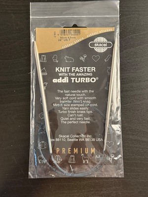 NEW addi TURBO circular knitting needles/US 7 24 /4.5mm 60cm
