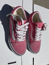 VANS Old Skool Pink Suede Lace Up Shoes Sneakers Women  s 6.5