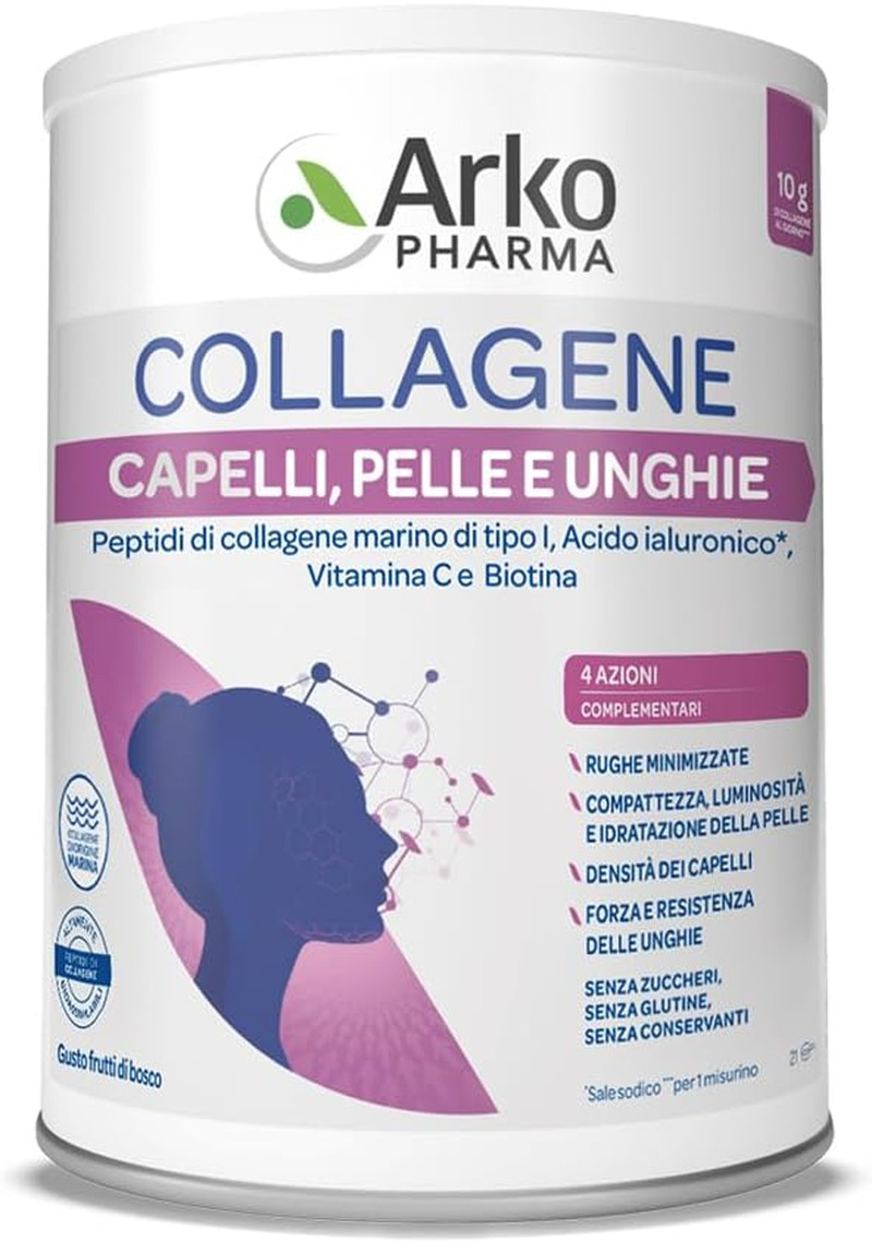 Integratore Collagene Capelli e Pelle Polvere | Recupero e Bellezza