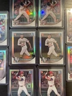 2025 Bowman Chrome Rookie Lot Refractors Jacob Wilson, James Wood, Rice, Etc