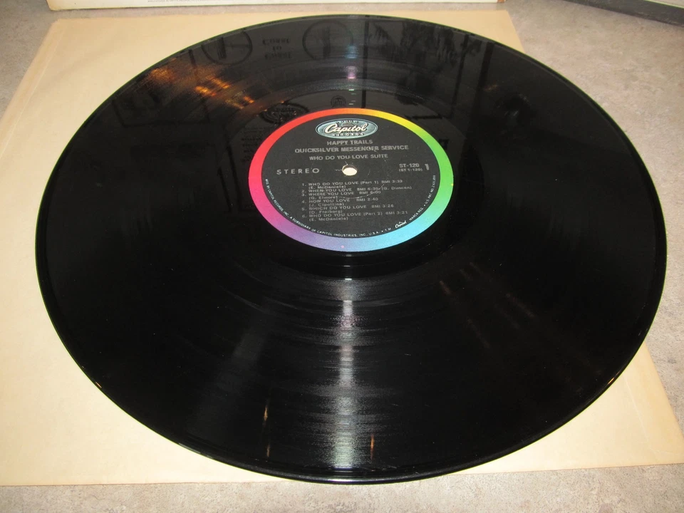 QUICKSILVER Messenger Service 1969 HAPPY TRAILS Vinyl Lp - Original Capitol - Image 3 of 4