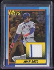 2025 Topps 1990 Topps Blue Juan Soto /50 Game Used Jersey