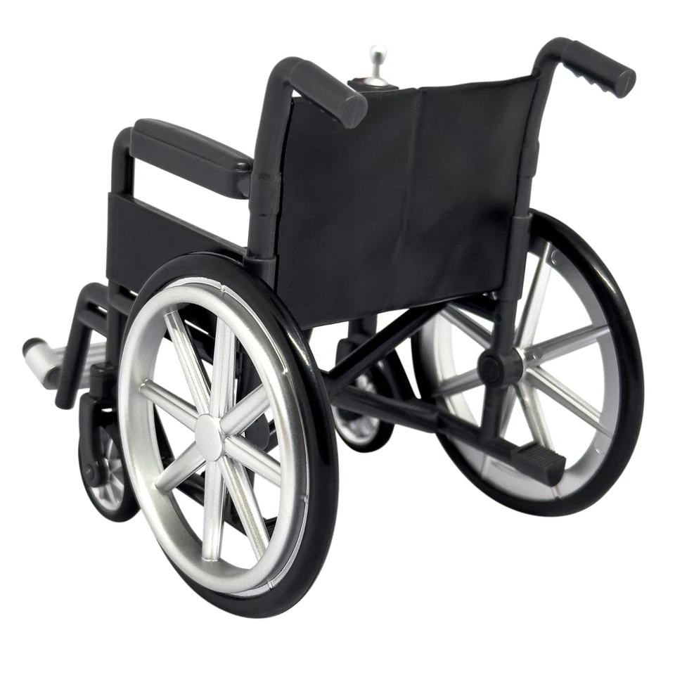 Silla de ruedas de juguete de plástico para figuras de acción de lucha libre WWE y AEW Foto 3 de 4