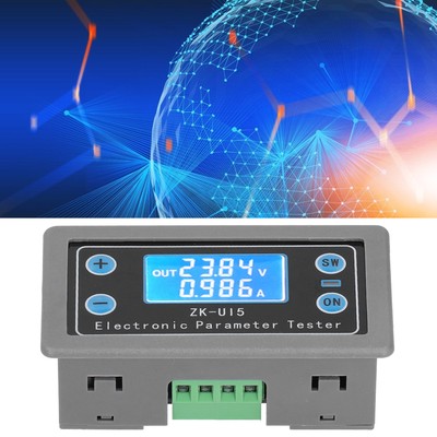 ZKU15 Voltage Current Testing Meter LCD Digital Display Volt Ammeter New
