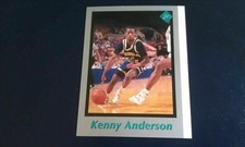 Kenny Anderson Georgia Tech 1991 Tuff Stuff Jr Rookie Card with White Strip . rookie card picture