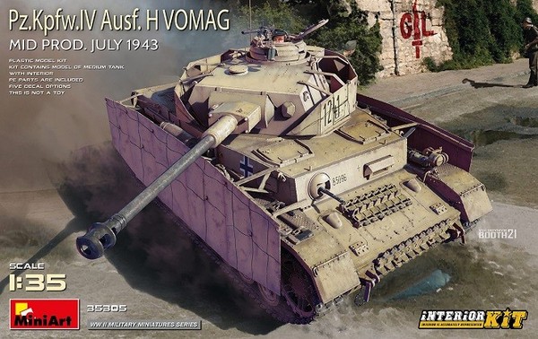 Miniart 35305 - 1/35 Pz.Kpfw.Iv Ausf. H Vomag. Mid Prod. (July 43) Interior-image