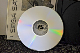 Daytona USA (Sega Saturn, 1995) with manual, no back artwork