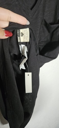 Madewell Tank Top Womens XXS Black Sleeveless Relaxed Scoop Neck Knit Casual - Foto 4 di 7