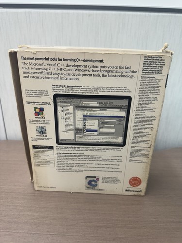 NEW - Microsoft Visual C++ (Version 4.0 For Windows 95 / NT) -- (Please Read) - Picture 4 of 10