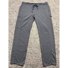 Greys Anatomy by Barco Scrub Pants Grey Drawstring Cargo Medical Trousers XL