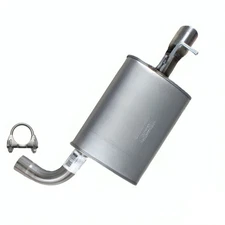 Stainless Steel Driver Side Muffler fits: 2011-2016 Ford Explorer 3.5L