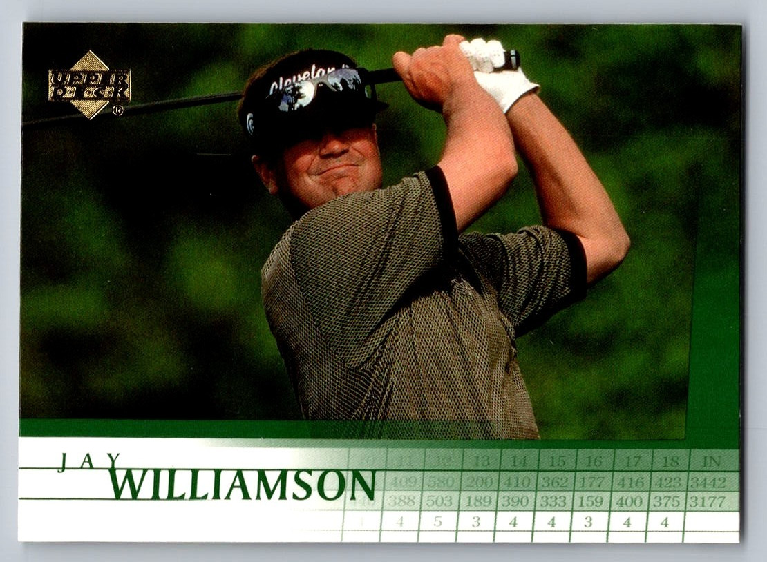 2001 UPPER DECK GOLF CARD #45 JAY WILLIAMSON