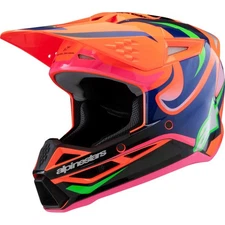 Alpinestars Youth SM3 Deegan Helmet - Orange/Purple/Pink - Large 8301425-433-L