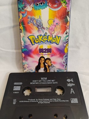 POKEMON M2M Don't Say You Love Me Cassette Tape Single First Movie Vintage