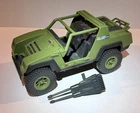 Vintage 1982 Hasbro GI Joe Vamp Jeep Vehicle with Working Machine Gun