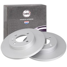 2x A.B.S. BREMSSCHEIBEN 256mm VORNE passend für SEAT INCA VW CADDY GOLF PASSAT