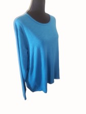 tasc Performance Womens St. Charles Crew Neck Long Sleeve T-shirt Blue XL Bamboo