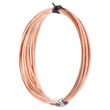 2Roll 19.7Feet/32Gauge Pure Copper Wire 1mm Wide Flat Copper Jewelry Wire