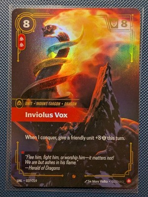 Inviolus Vox UNL 027/219 Epic Unleashed Riftbound League of Legends 