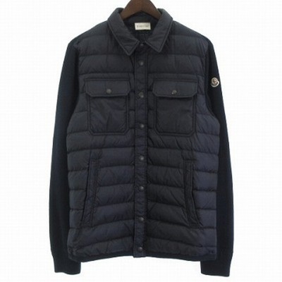 Moncler MAGLIONE TRICOT CARDIGAN knit switching down jacket