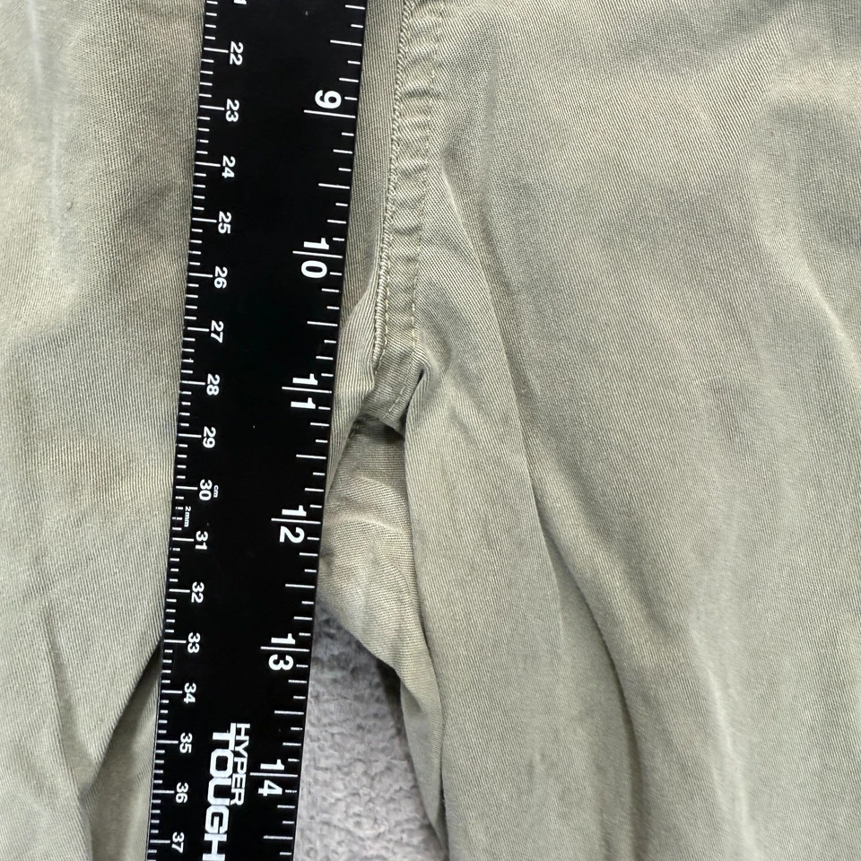 Joggers Buffalo David Bitton verdes para mujer XL pierna cónica elásticos tiro alto Foto 4 de 4